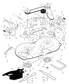 Part Location Diagram of 94140E700 Murray Housing, Blade